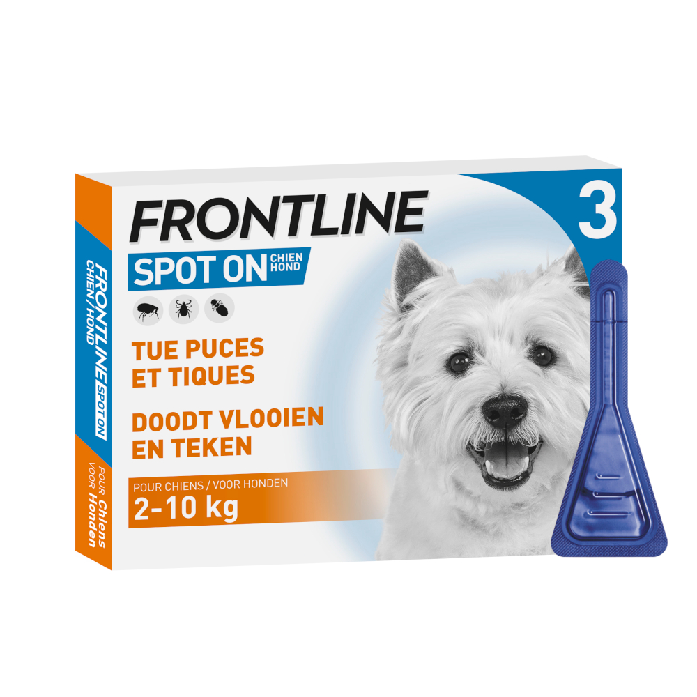 Frontline® Spot on Hund BELGIUM ONLY - Größe L: 3 Pipetten x 2,68 ml von Frontline