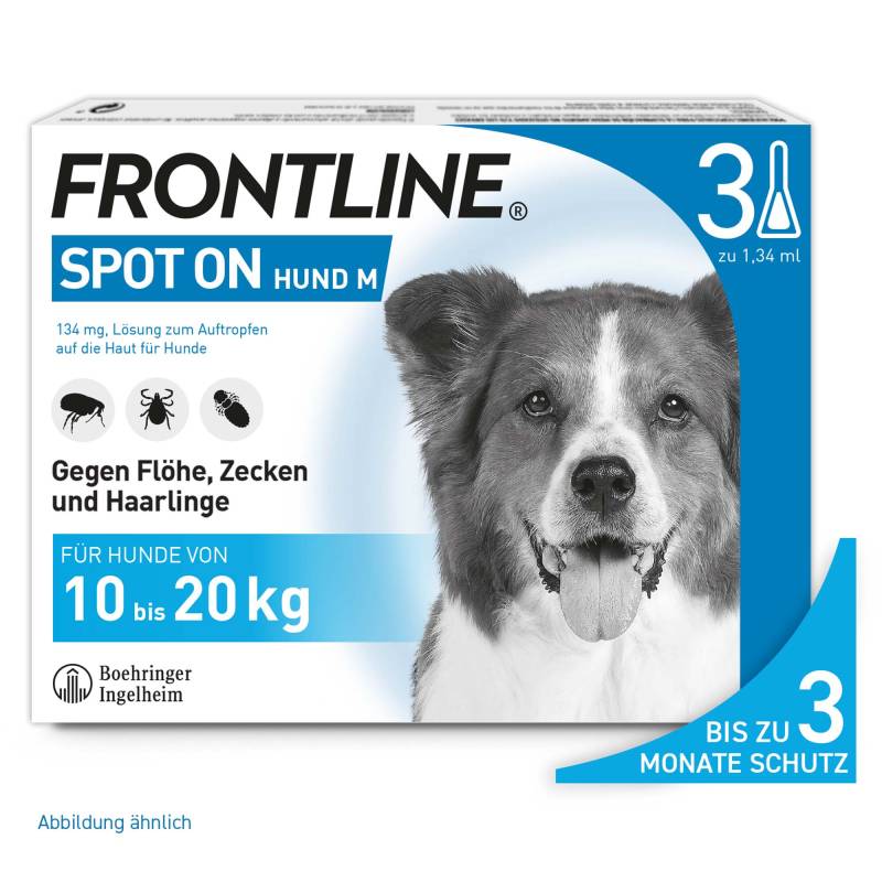 Frontline® Spot on Hund M - 3 Pipetten x 1,34 ml von Frontline