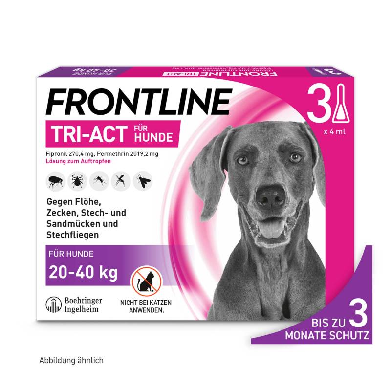 Frontline® TRI-ACT Hunde L (20 - 40 kg) - 3 Pipetten x 4 ml von Frontline