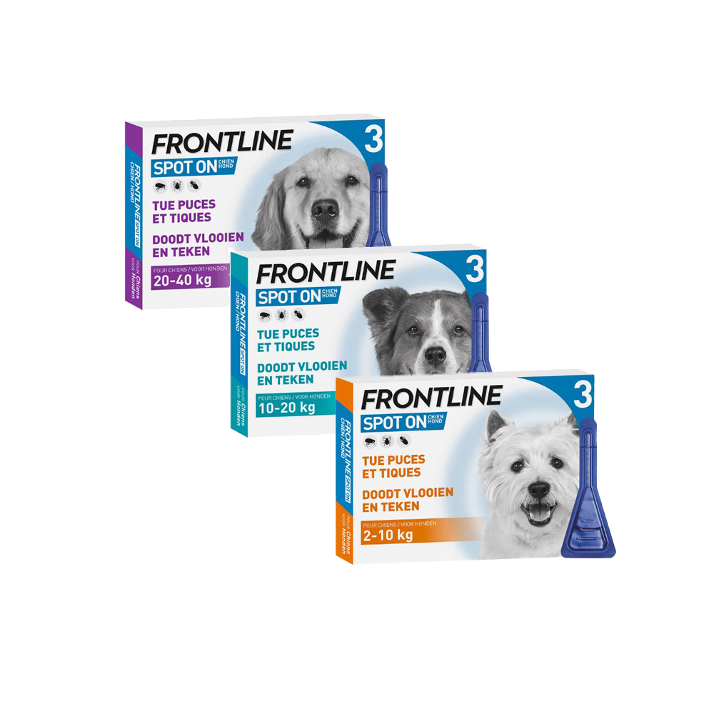 Frontline Spot-on für Hunde L (20-40 kg) - 3 Pipetten von Frontline