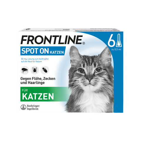 Frontline Spot-on für Katzen - 3 Pipetten von Frontline