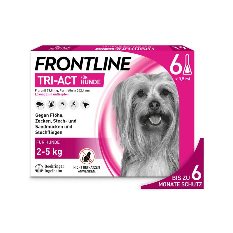 Frontline Tri-Act für Hunde 40-60 kg - 6 Pipetten Frontline Tri-Act für Hunde 40-60 kg - 6 Pipetten von Frontline
