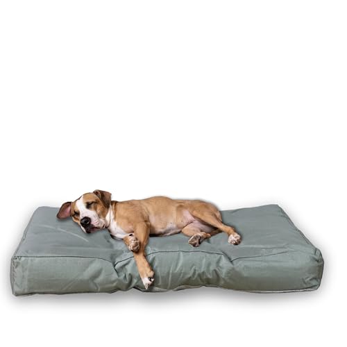 Frosal Hundebett wasserabweisend Hundekissen Hundekorb waschbar Hundematratze Bett Hund Hundekörbchen Größe M, L, XL (L - 83 cm x 69 cm) von Frosal