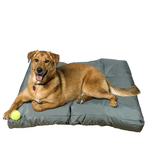Frosal Hundebett wasserabweisend Hundekissen Hundekorb waschbar Hundematratze Hund Größe M, L, XL (XL - 103 cm x 84 cm) von Frosal