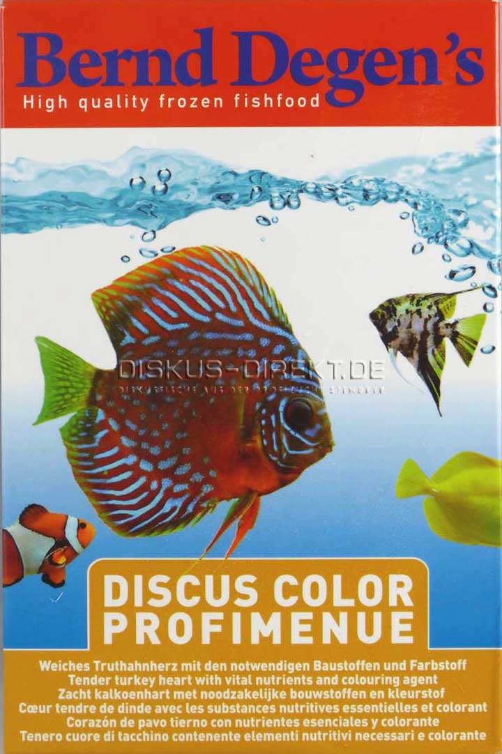 Degens Color Profi Menue 2x100g-Blister von Frostfutter Lager M