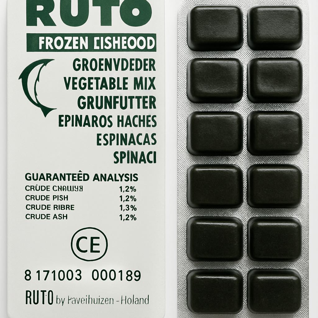 Rutos Blister Vegetarisches Futter 100g von Frostfutter Lager M
