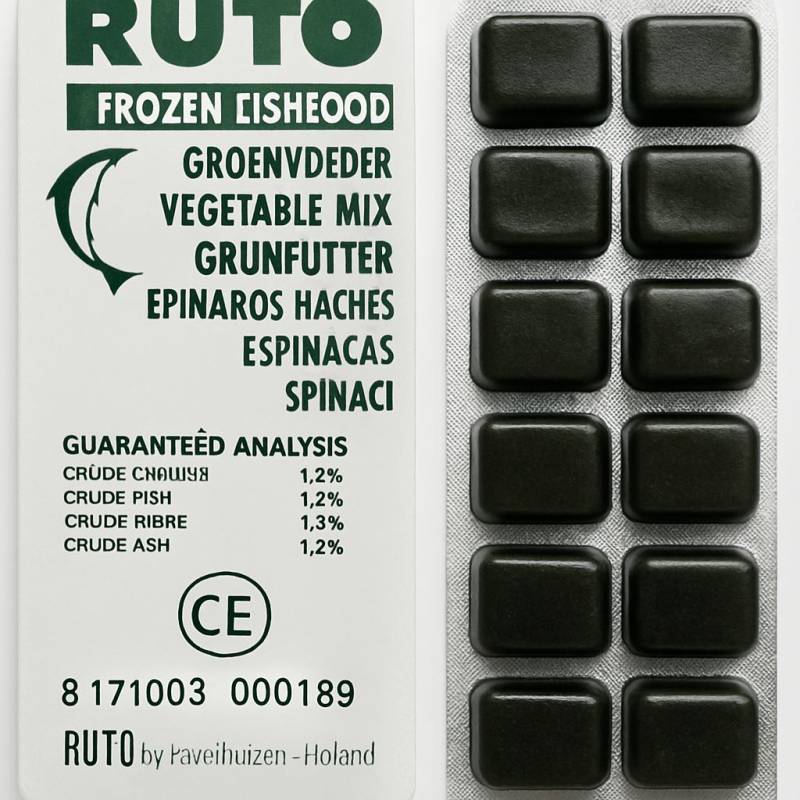 Rutos Blister Vegetarisches Futter 100g von Frostfutter Lager M
