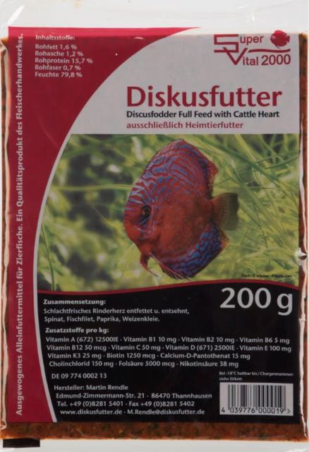 SV 2000, 200g Flatpack von Frostfutter Lager M