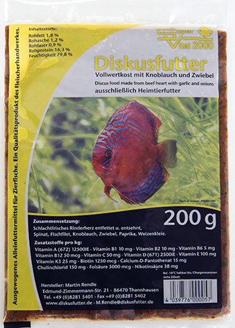 SV 2000 mit Knoblauch, 200g Flatpack von Frostfutter Lager M