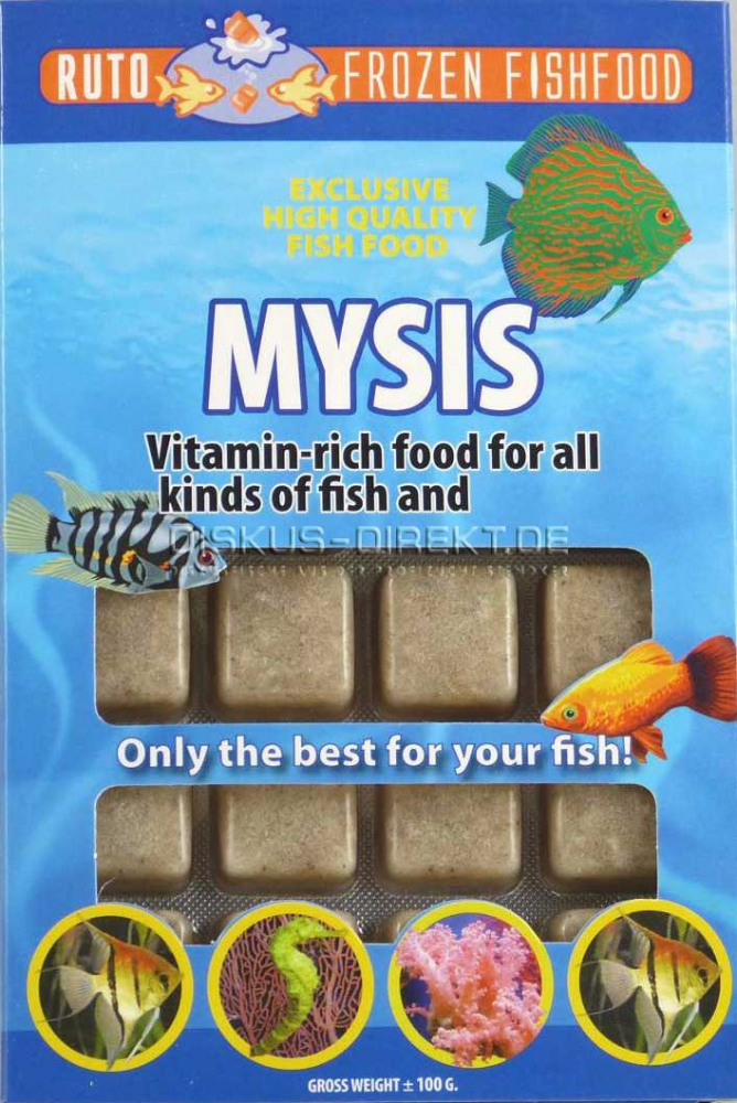 Schwebegarnelen - Mysis - NewLine - 100g Blister von Frostfutter Lager M