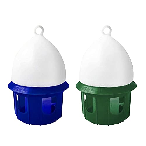 Frotox Automatischer Taubentränke für Vögel, tragbare Vogeltränke mit Griff, langlebiger Kunststoff, leicht zu befüllende Wasserflasche, 6 Größen von hängenden Vogeltränken, automatischer von Frotox