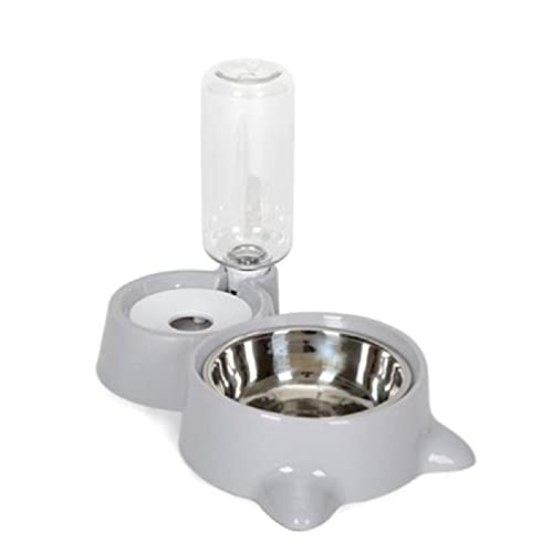Frotox Pet Tableware Dog Water Bowl Automatic Waterer Water Bottle Dispenser Stainless Steel Dish Detachable Design von Frotox