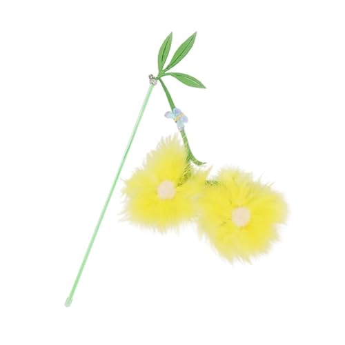 Lovely Cat Toy With Flower Cat Exercise Indoor Toy Kitten Wand Bells Toy Bells Cat Toy Indoor Cat Toy von Frotox