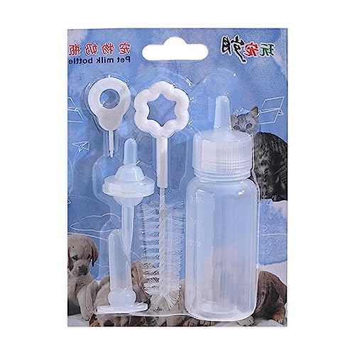Pet Nursing Bottle Set For Handfeeding Kitten Puppy Small Accurate Calibration Line For Clear Bottle Drinking Bottle von Frotox
