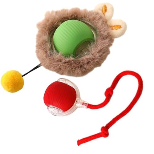 Frstem 2 Stück Powerball Katze,:atzenspielzeug Selbstbeschäftigung Cat Toys,Interaktives Katzenspielzeug Elektrisch,DREI Farben LED Schalten, Intelligente Hindernisvermeidung Frstem 2 Stück Powerball Katze,:atzenspielzeug Selbstbeschäftigung Cat Toys,Interaktives Katzenspielzeug Elektrisch,DREI Farben LED Schalten, Intelligente Hindernisvermeidung von Frstem