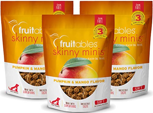 Fruitables dünne Minis Kürbis & Mango Soft & Chewy Hundefestlichkeit 3er Pack Fruitables dünne Minis Kürbis & Mango Soft & Chewy Hundefestlichkeit 3er Pack von Fruitables