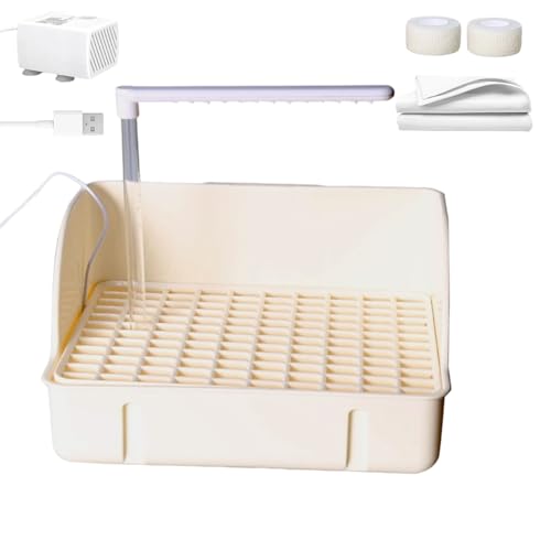 Automatic Bird Bathtub, Pet Bird Bath with Pump, Spacious Parrot Bathing Tub, Easy Cage Attachment, Birds Shelter Accessory for Parakeet, Cockatiels, Finches, Macaws, 11.42x8.66x12.99 inches Automatic Bird Bathtub, Pet Bird Bath with Pump, Spacious Parrot Bathing Tub, Easy Cage Attachment, Birds Shelter Accessory for Parakeet, Cockatiels, Finches, Macaws, 11.42x8.66x12.99 inches von Fruusv
