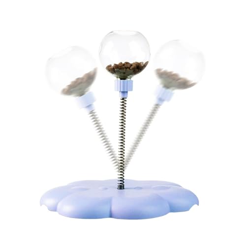 Cat Turntable Toy, Detachable Leaking Ball with Spring Rod, Interactive Food Dispenser, Treat Puzzle, Funny Indoor Cat Feeder, for Play & Mental Stimulation Cat Turntable Toy, Detachable Leaking Ball with Spring Rod, Interactive Food Dispenser, Treat Puzzle, Funny Indoor Cat Feeder, for Play & Mental Stimulation von Fruusv