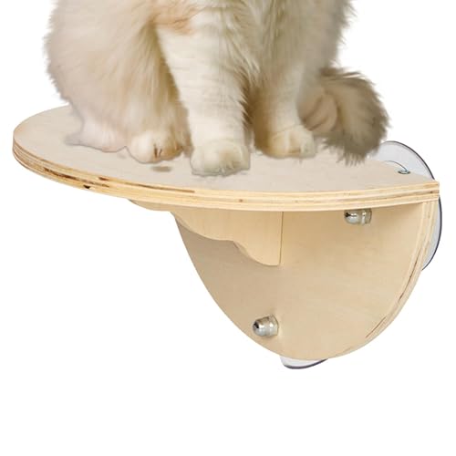 Cat Window Perch, 2-In-1 Cordless Cat Hammock, Kitten Window Seat with Suction Cups, Wooden Wall Mounted Cat Climber, Pet Bed for Indoor Cats, Window Cat Hammock, Suction Cup Cat Perch Cat Window Perch, 2-In-1 Cordless Cat Hammock, Kitten Window Seat with Suction Cups, Wooden Wall Mounted Cat Climber, Pet Bed for Indoor Cats, Window Cat Hammock, Suction Cup Cat Perch von Fruusv