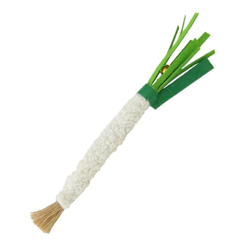 Fruusv Cat Chew Toy, Scallion Shape Felt Biting Toys, Interactive Pet Training Supplies, Small, Medium, Large Cats, 1 Piece, Green, Ideal for Teething, Healthy Teeth Maintenance Fruusv Cat Chew Toy, Scallion Shape Felt Biting Toys, Interactive Pet Training Supplies, Small, Medium, Large Cats, 1 Piece, Green, Ideal for Teething, Healthy Teeth Maintenance von Fruusv