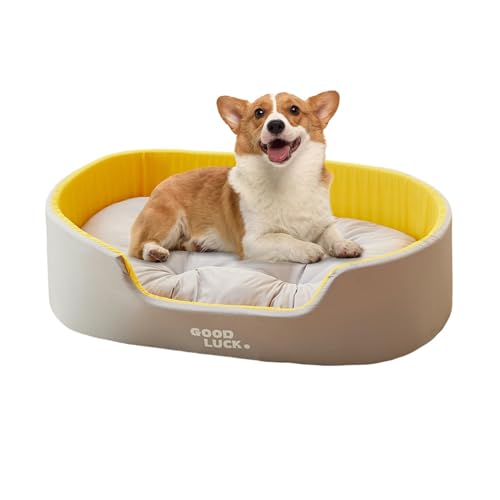 Fruusv Hunde-Couch-Bett | Doppelseitiges bequemes Haustier-Couch-Bett | Kreatives Vier-Jahreszeiten-Kissenbett für kleine, mittelgroße und große Hunde, Katzen-Schlafunterlage für ganzjährigen Komfort Fruusv Hunde-Couch-Bett | Doppelseitiges bequemes Haustier-Couch-Bett | Kreatives Vier-Jahreszeiten-Kissenbett für kleine, mittelgroße und große Hunde, Katzen-Schlafunterlage für ganzjährigen Komfort von Fruusv