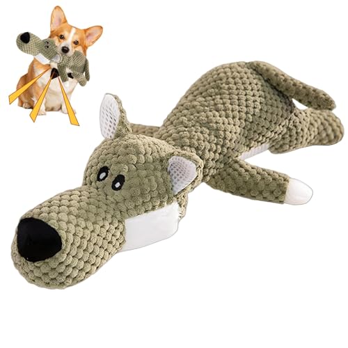 Fruusv Hundespielzeug mit Quietscher, weiches interaktives Kauspielzeug für Hunde, Quietschspielzeug für Welpen, Haustierspielzeug für kleine, mittelgroße und große Hunde Fruusv Hundespielzeug mit Quietscher, weiches interaktives Kauspielzeug für Hunde, Quietschspielzeug für Welpen, Haustierspielzeug für kleine, mittelgroße und große Hunde von Fruusv