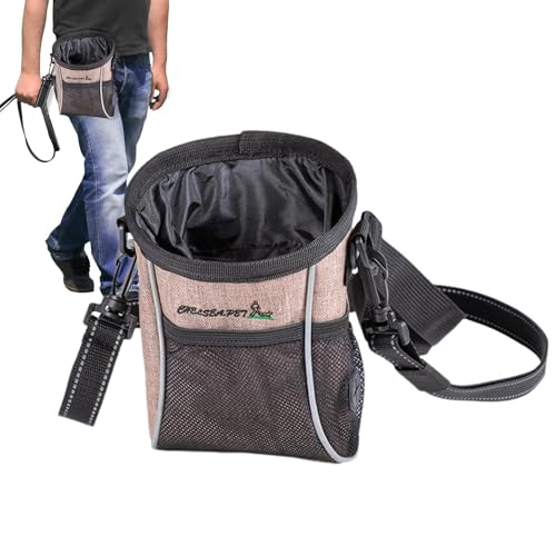 Fruusv Hundetrainingssnack-Tasche, Gürteltasche, Oxford-Tasche für Hundetraining – tragbare Trainingstasche mit mehreren Taschen für Haustierkotbeutel, Snacks von Fruusv