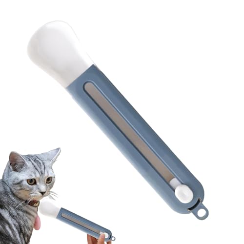 Fruusv Katzenfutterdosenlöffel – ergonomischer multifunktionaler Leckerli-Spender für Katzen | Stabiler Katzenfutter- und Bewässerungsbedarf von Fruusv