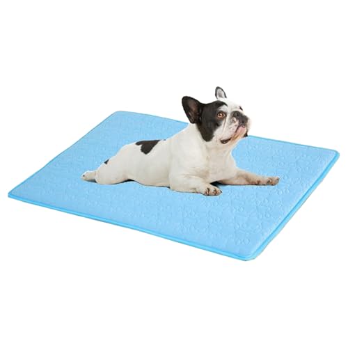 Fruusv Kühlmatte, Kühlkissen, rutschfestes Schlafbett, atmungsaktive und tragbare Sommermatratze für Hundehütte, drinnen, draußen, Autositze, Couch, Camping, Kiste, Reisen, , blau Fruusv Kühlmatte, Kühlkissen, rutschfestes Schlafbett, atmungsaktive und tragbare Sommermatratze für Hundehütte, drinnen, draußen, Autositze, Couch, Camping, Kiste, Reisen, , blau von Fruusv