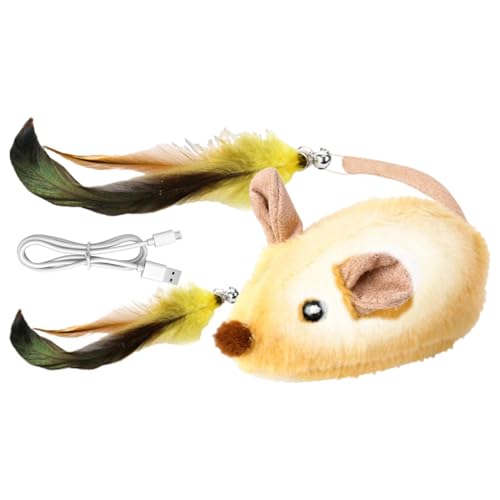 Fruusv Mice Moving Toys for Cats, Interactive Cat Toys, Battery-Powered Cat Playthings, Realistic Mice Toys for Cats, Cat Hunting Simulation Toys, Cat Activity Toys, Durable Cat Mice Toys Fruusv Mice Moving Toys for Cats, Interactive Cat Toys, Battery-Powered Cat Playthings, Realistic Mice Toys for Cats, Cat Hunting Simulation Toys, Cat Activity Toys, Durable Cat Mice Toys von Fruusv
