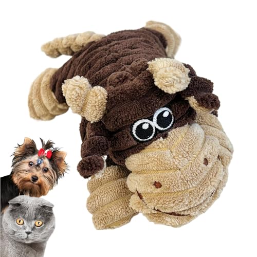 Fruusv Squeaky Dog Toys, Plush Puppy Calming Plush, Interactive Stuffed Chew Toy, Cute Training Tool, Soft Durable Pet Play Supply for Puppies and Small Dogs, Indoor Use, 19x15x5cm Fruusv Squeaky Dog Toys, Plush Puppy Calming Plush, Interactive Stuffed Chew Toy, Cute Training Tool, Soft Durable Pet Play Supply for Puppies and Small Dogs, Indoor Use, 19x15x5cm von Fruusv