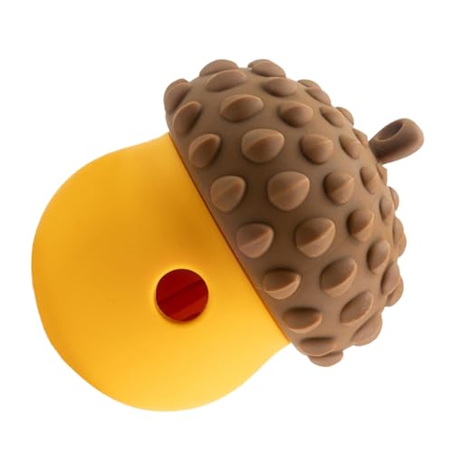 Fruusv Training Treat Toys, Acorn Shape Dog Food Dispenser, Size 9.5x9.5x12.5cm, Training Toy Teeth, Interactive Dog Ball for Boredom Buster, Puppy and Playtime Fruusv Training Treat Toys, Acorn Shape Dog Food Dispenser, Size 9.5x9.5x12.5cm, Training Toy Teeth, Interactive Dog Ball for Boredom Buster, Puppy and Playtime von Fruusv