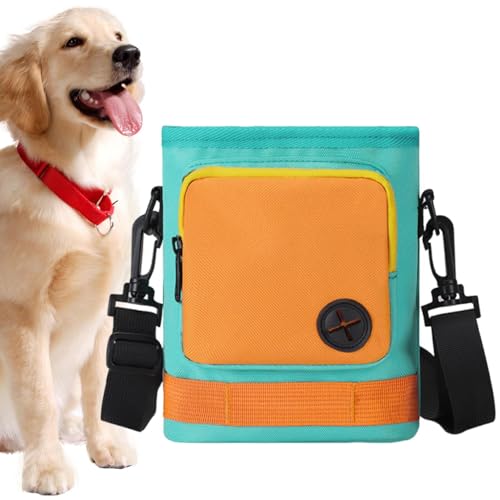 Fruusv Welpen-Snack-Beutel, 17.5x15x7cm Hundetraining Fanny Pack, bequemer Schultergurt, Leichter Händelaufbewahrung, Behandlungsbeutel Organisator für Wanderwanderweg EIN Shopping Outdoor-Abenteuer von Fruusv