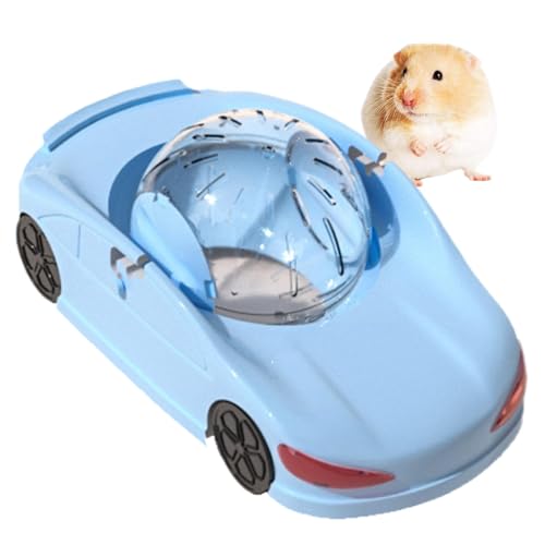 Hamster Running Ball, Small Pet Toy Car Exercise Wheel, Transparent Interactive Ball for Hamsters, Ferrets, Animals, Sturdy Materials, PP, 315g, 29.5x16.5x12cm von Fruusv