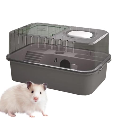 Hamsterkäfig Acryl Hamsterbox Transparent Hamsterkäfig Meerschweinchenkäfig Groß Hamsterkäfig Igelkäfig Tragbare Hamsterbox für Hamster Rennmäuse Mäuse Meerschweinchen Kaninchen Chinchillas von Fruusv