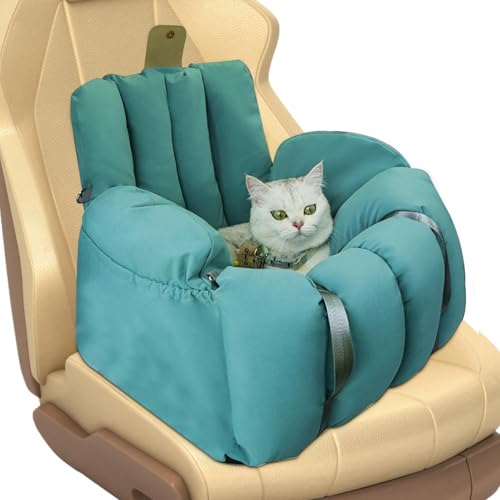 Hunde Autositz, Tragbare Hundeerhöhung Autositz, Katze Soft-Sided Carriers, Welpen Autositz, Stabile Reisetrage Bett, Auto Haustiersitz für Kleine Hunde, Bequemer Haustier Reisesitz von Fruusv