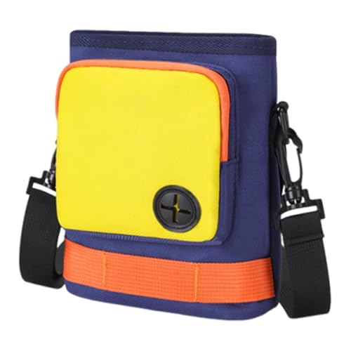 Hundebacktasche, Welpen-Snack-Fanny-Paket, Einstellbarer Schultergurt, mehrfach Tischlager, Trainingsbeutelpack für Pendeln Camping-Wanderungen im Freien Fahrt Einkaufs Shopping, 6.89x5.91x2,76 Zoll von Fruusv