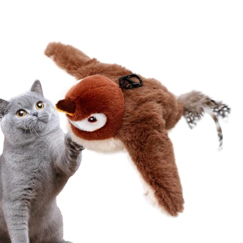 Pet Cat Bird Toy with Sound, Sparrow Cat Toy for Indoor Cats, Catnip Toy with Flapping Wings, Interactive Bird Toy for Cats, Realistic Chirping Sparrow Toy, Flapping Wing Bird Catnip Toy, Indoor Cat Pet Cat Bird Toy with Sound, Sparrow Cat Toy for Indoor Cats, Catnip Toy with Flapping Wings, Interactive Bird Toy for Cats, Realistic Chirping Sparrow Toy, Flapping Wing Bird Catnip Toy, Indoor Cat von Fruusv