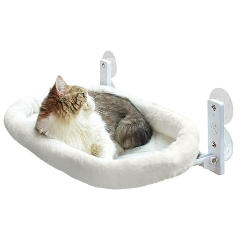 Platzsparende Katzenhängematte für die Wand, stabile Katzenfensterstange mit starken Saugnäpfen, atmungsaktiven Regalen und warmem Bett für Katzen und Kätzchen, perfekt gemütlich für die Entspannung Platzsparende Katzenhängematte für die Wand, stabile Katzenfensterstange mit starken Saugnäpfen, atmungsaktiven Regalen und warmem Bett für Katzen und Kätzchen, perfekt gemütlich für die Entspannung von Fruusv