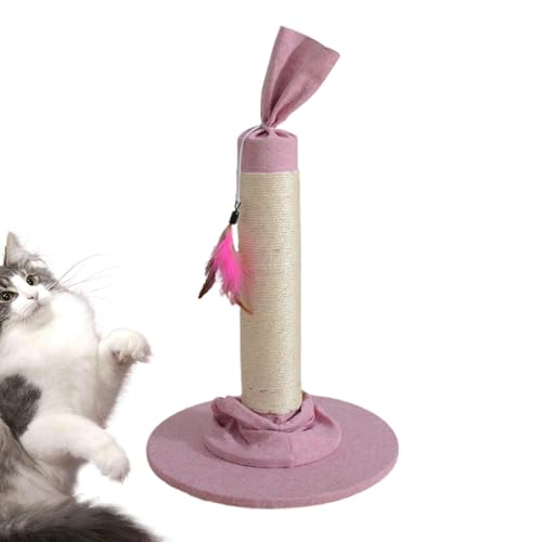Scratching Post, Candy Design Tall Scratcher for Indoor Cats, 53cm/21inches Sturdy Large Scratch Pole with Fabric Covering Base, Durable Cat Scratcher for Kittens and Adult Cats, Safe for Cat Scratching Post, Candy Design Tall Scratcher for Indoor Cats, 53cm/21inches Sturdy Large Scratch Pole with Fabric Covering Base, Durable Cat Scratcher for Kittens and Adult Cats, Safe for Cat von Fruusv