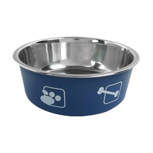 Stainless Steel Pet Bowl, Printed Large Capacity, Food Water Feeder, Easy Clean, Dog Cat Dish, Ideal for Kennel, Farm, Crate, Camping, Home, Feeding Solution, 11x11x4.5cm Stainless Steel Pet Bowl, Printed Large Capacity, Food Water Feeder, Easy Clean, Dog Cat Dish, Ideal for Kennel, Farm, Crate, Camping, Home, Feeding Solution, 11x11x4.5cm von Fruusv