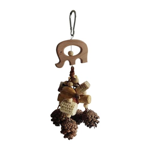 Vogelkauspielzeug für kleine Vögel, Tannenzapfen Vogelspielzeug für mittelgroße Vögel, Kauspielzeug für Käfig, baumelnde Voliere Spielzeug für Vögel, Vogelschnabel Übungsspielzeug Vogelkauspielzeug für kleine Vögel, Tannenzapfen Vogelspielzeug für mittelgroße Vögel, Kauspielzeug für Käfig, baumelnde Voliere Spielzeug für Vögel, Vogelschnabel Übungsspielzeug von Fruusv