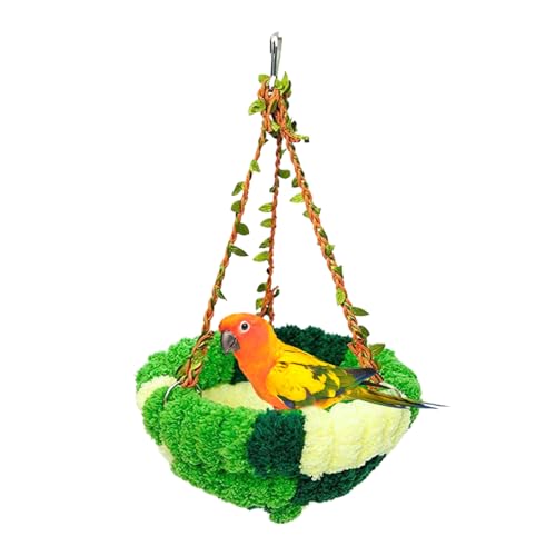 Warmes Vogelbett - Winterplüschnesthaus Für Gemütliches Sitzplatz, Bequemes Schlafen Mit Weicher Ausgekleideter Funktion, Vögel Verstecken Sich Zum Ausruhen, Spielen, Füttern, Verschachtelung In Der V von Fruusv