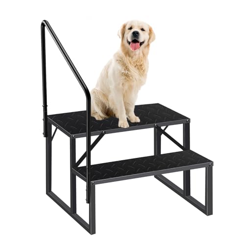 2 Stufen Leitern mit Griff, RV Trittleiter Haustiertreppe, Standtreppe Hocker Kinder aus Stahl Max 300kg, Haushaltsleiter für Spa/Hof/Mobile Home 2 Stufen Leitern mit Griff, RV Trittleiter Haustiertreppe, Standtreppe Hocker Kinder aus Stahl Max 300kg, Haushaltsleiter für Spa/Hof/Mobile Home von Fruyyzl