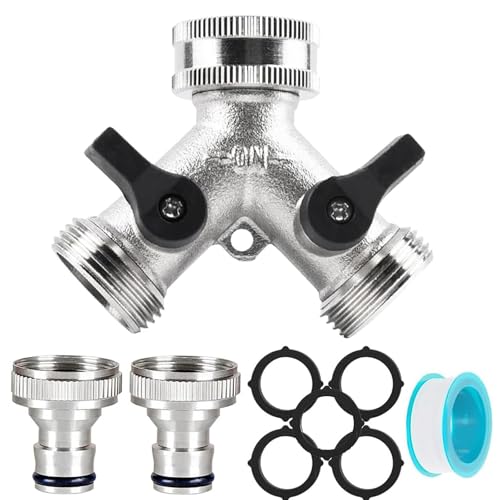 Frypay 2 Wege verteiler Wasser 3/4 Zoll,wasseranschluss verteiler, y-verteiler zulaufschlauch Waschmaschine geschirrspüler,Gartenschlauch Verteiler Frypay 2 Wege verteiler Wasser 3/4 Zoll,wasseranschluss verteiler, y-verteiler zulaufschlauch Waschmaschine geschirrspüler,Gartenschlauch Verteiler von Frypay