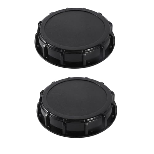 Frypay, 2 StückIBC Deckel 163 mm Tank Abdeckung, Schwarz, IBC Tank Zubehörfür1000LIBCWasserTank,Aquarium,Fassventil,Gartenbewässerung Frypay, 2 StückIBC Deckel 163 mm Tank Abdeckung, Schwarz, IBC Tank Zubehörfür1000LIBCWasserTank,Aquarium,Fassventil,Gartenbewässerung von Frypay