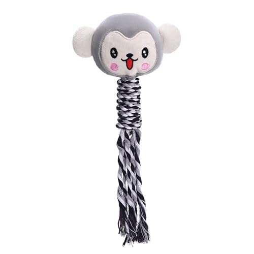 Dog Rope Toy Teeth Cleaning Plush Squeak Toy Stuffed Animal Teething Toy for Small Dogs Prevents Boredom Relieves Stress dog rope chew toy for small medium large dogs teething long lasting for chewers von FuBESk