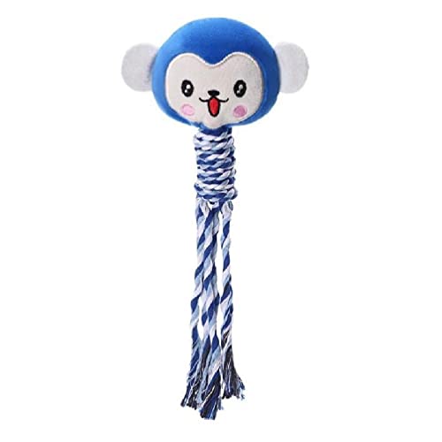 Dog Rope Toy Teeth Cleaning Plush Squeak Toy Stuffed Animal Teething Toy for Small Dogs Prevents Boredom Relieves Stress dog rope chew toy for small medium large dogs teething long lasting for chewers von FuBESk