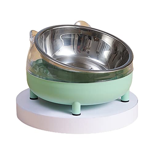 Erhöhter Katzenfutternapf, FuBESk Anti-Erbrechen gekippte Edelstahl-Schalen mit Ständer, niedlicher abnehmbarer Futter-Wassernapf für Katzen und kleine Hunde. Erhöhter Katzenfutternapf, FuBESk Anti-Erbrechen gekippte Edelstahl-Schalen mit Ständer, niedlicher abnehmbarer Futter-Wassernapf für Katzen und kleine Hunde. von FuBESk