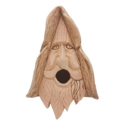 Vogelhäuschen aus Kunstharz zum Aufhängen im Freien, zum Bemalen, einzigartiges Design, Vogelnest, Gartendekoration, Naturliebhaber, Geschenk von FuBESk